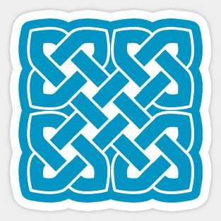 Celtic Interwoven Endless Knot Geometric Pattern 4 Sticker